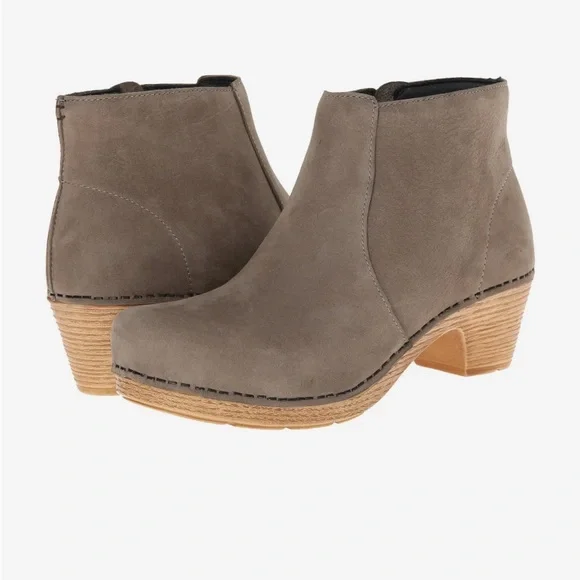 Boot Dansko Taupe Milled Nubuck Dansko Shoes Dansko Maria Boot